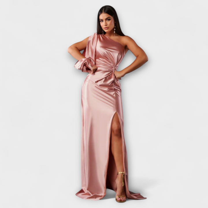 Elegantes Damen Kleid mit Rundhalsausschnitt - Zeitlos und Vielseitig