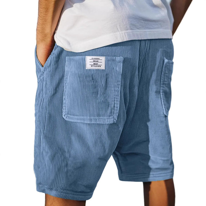 Elegante Herren Samt-Shorts