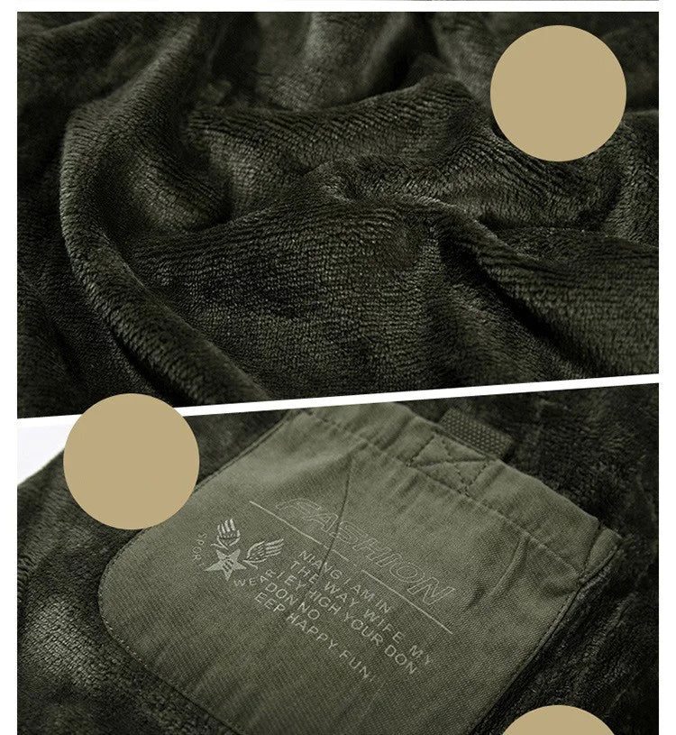 Isolierter robuster Wintermantel mit Kapuze Herren