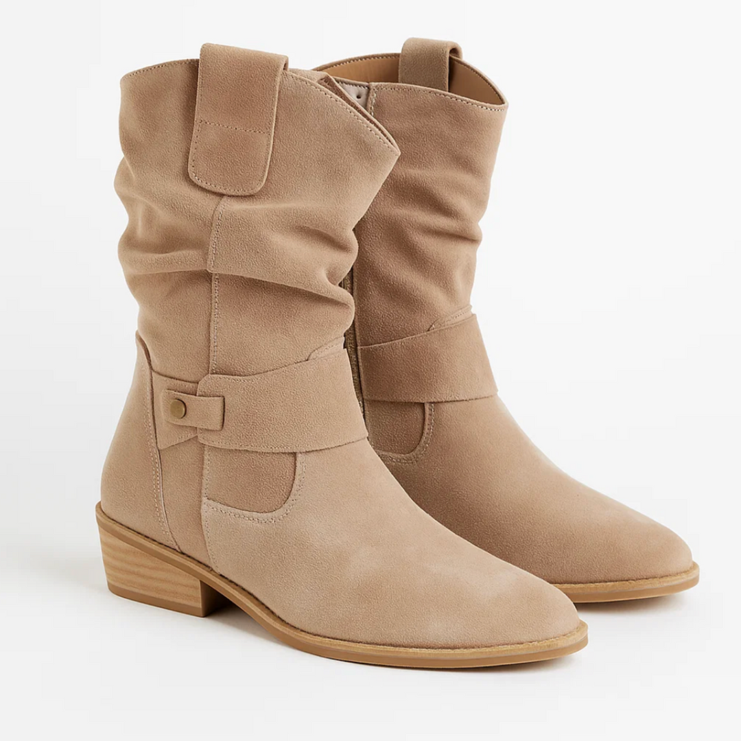 Elegante Wildleder Stiefeletten für Damen