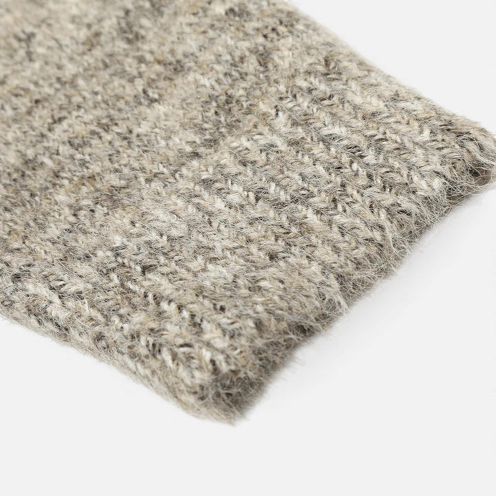 Klassischer Wool-Effect Herren Rundhals Pullover