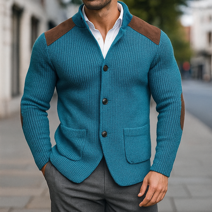 Eleganter Herren Strickblazer - Komfortabel und Vielseitig für Business und Freizeit