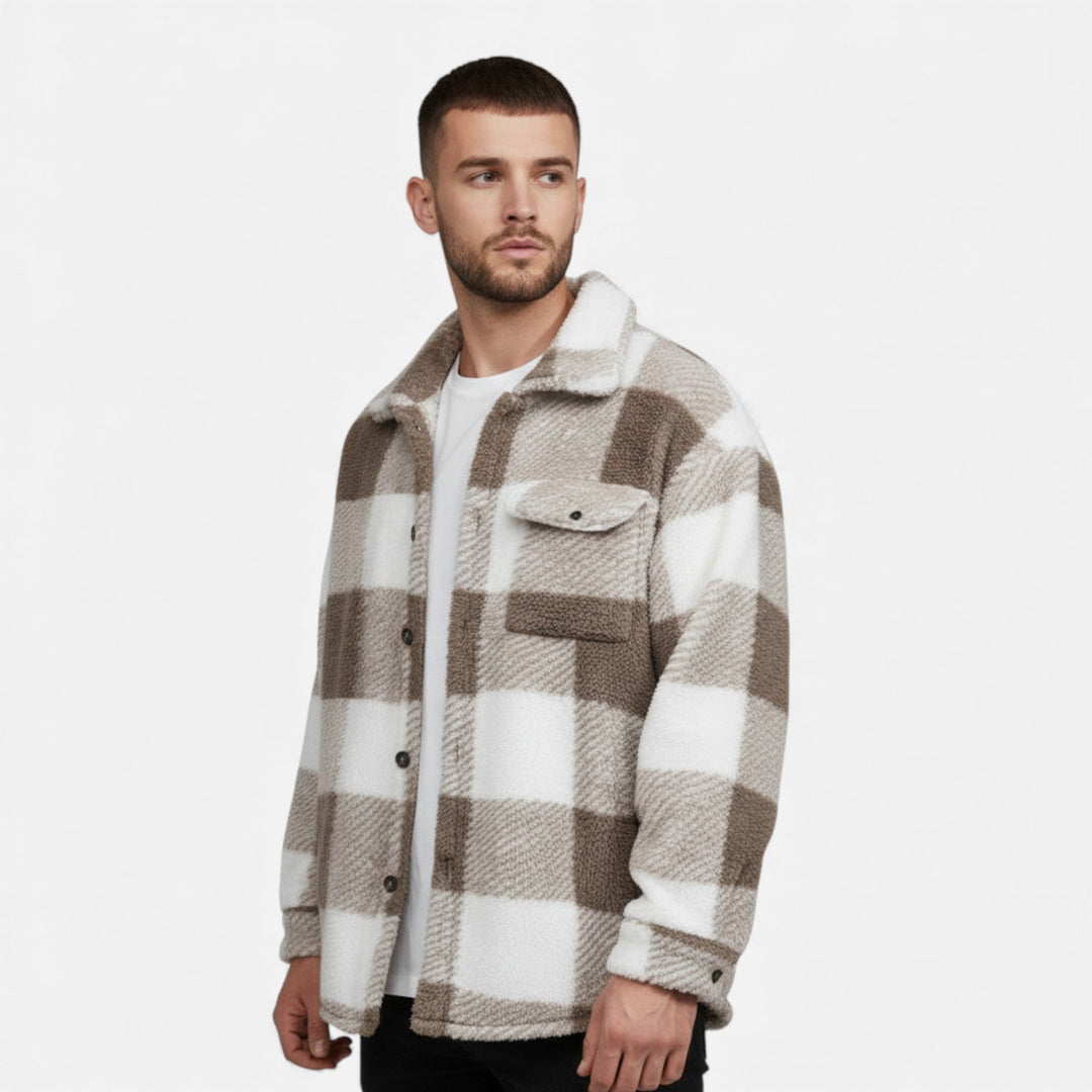 Luxuriöse Samtweiche Herren Pelzjacke