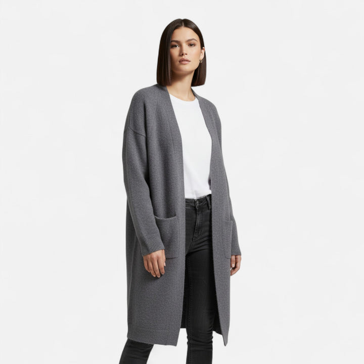Dicker Strick Cardigan für Damen