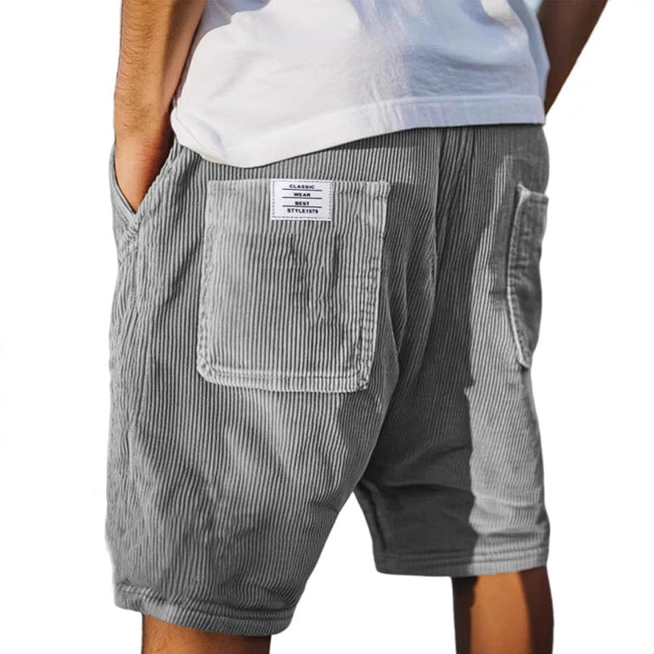 Elegante Herren Samt-Shorts