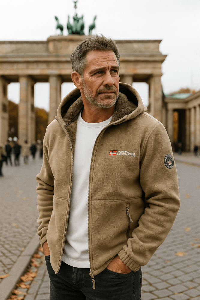 Herren Winterjacke mit Thermofleece-Futter - Wetterfest und Winddicht