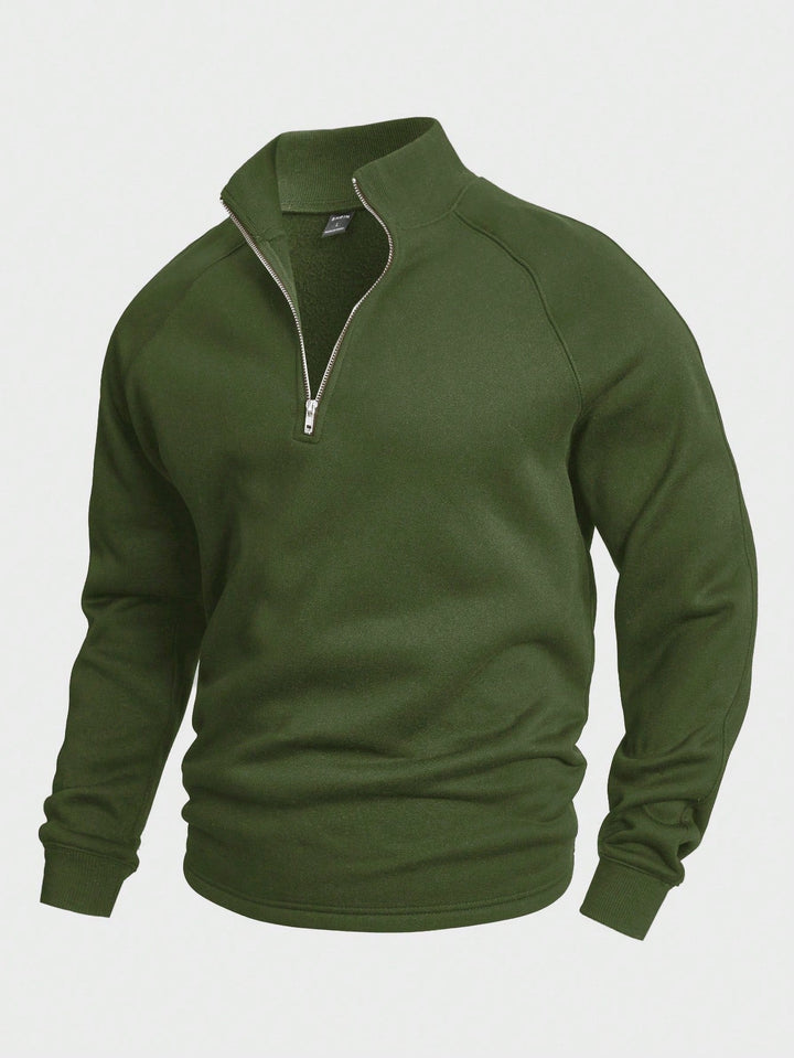 Sportlicher Herren Half-Zip Pullover