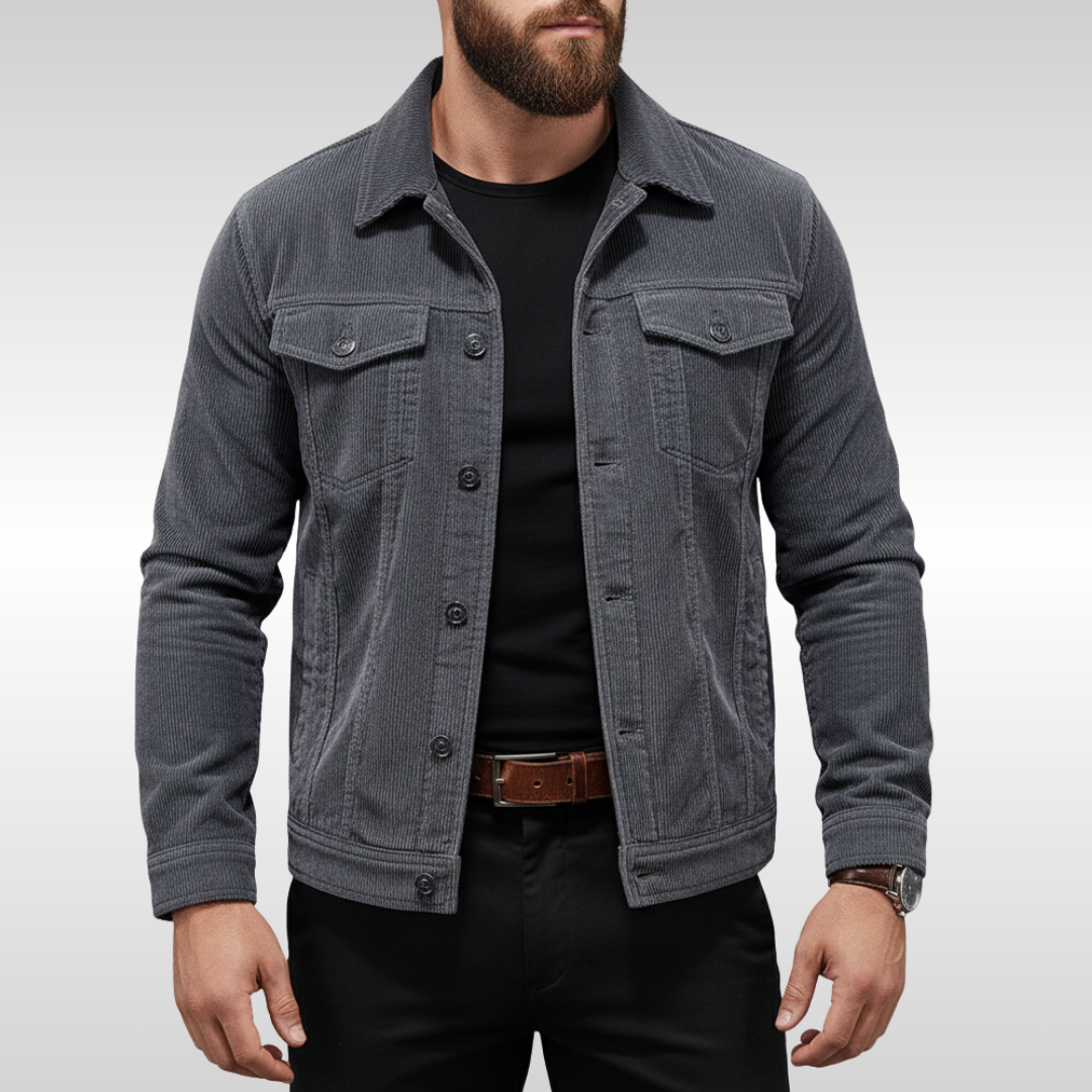 Klassische Cordhose Herren Jacke mit modernem Komfort
