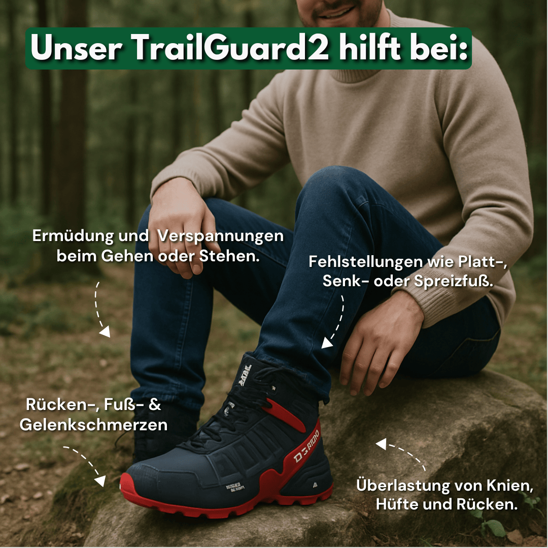 Wasserdichte Herren Winter-Wanderschuhe - Warm Gefüttert mit Rutschfester Sohle