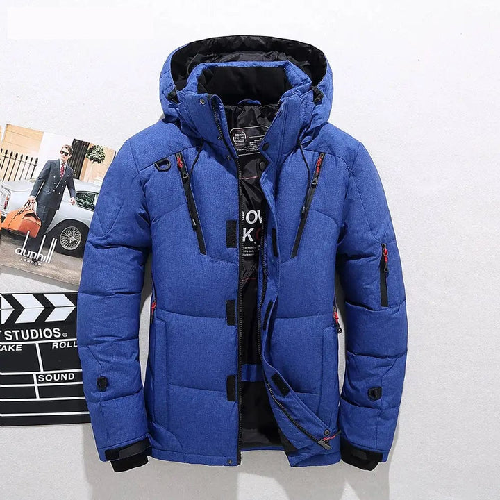 Premium Daunen-Pufferjacke Herren - Winterjacke mit Daunenfüllung