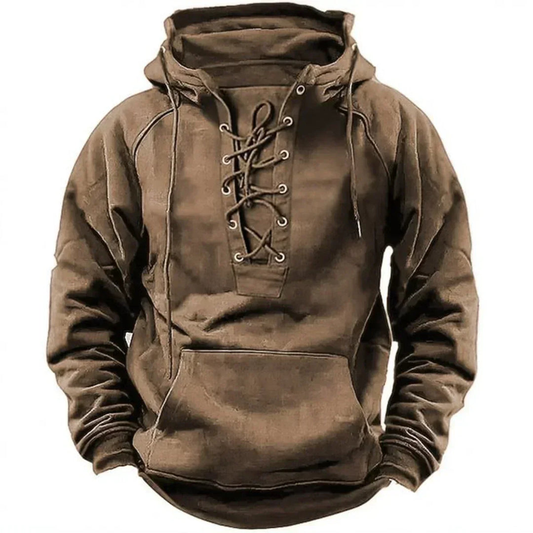 Herren Premium Hoodie mit Fleece-Futter - Robuste Outdoor-Kapuzenpullover