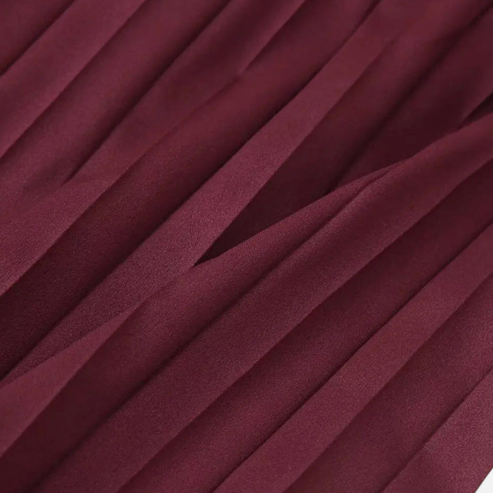 Elegantes Plissee Damen Kleid