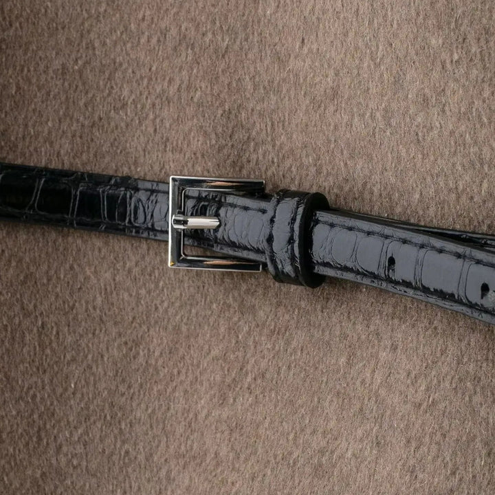 Eleganter Wrap Pullover mit Gürtel für Damen