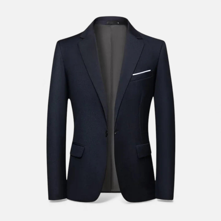 Eleganter Einreihiger Herren Blazer für Business und Feierlichkeiten