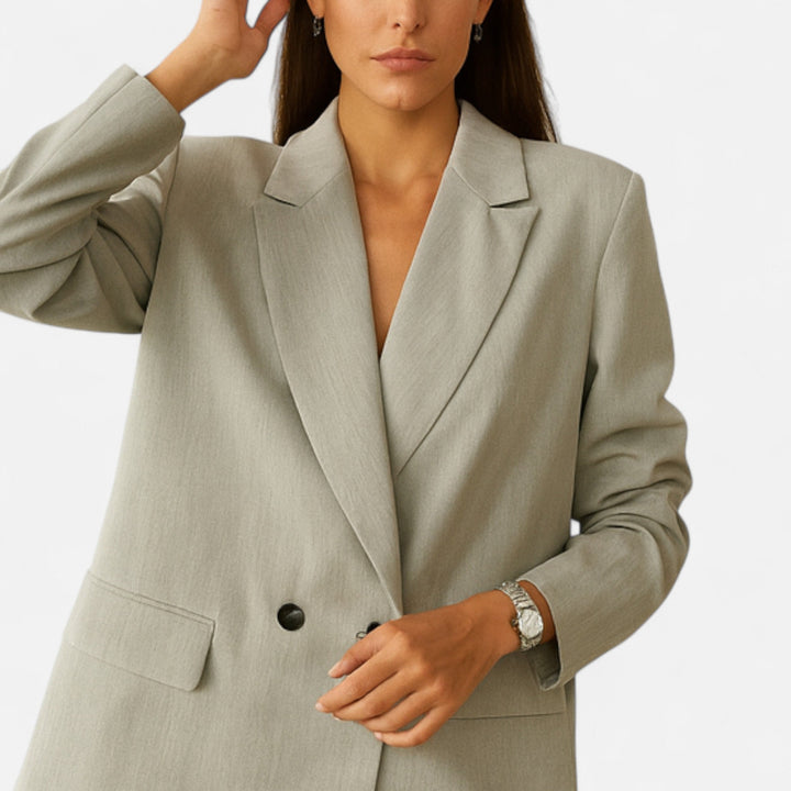 Zweireihiger Vintage Blazer für Damen