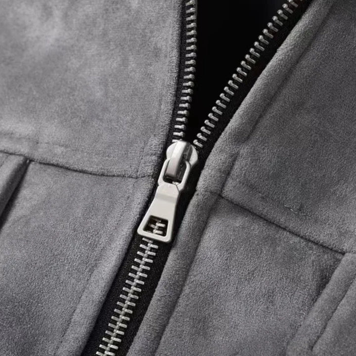 Elegante Wildleder Herren Jacke