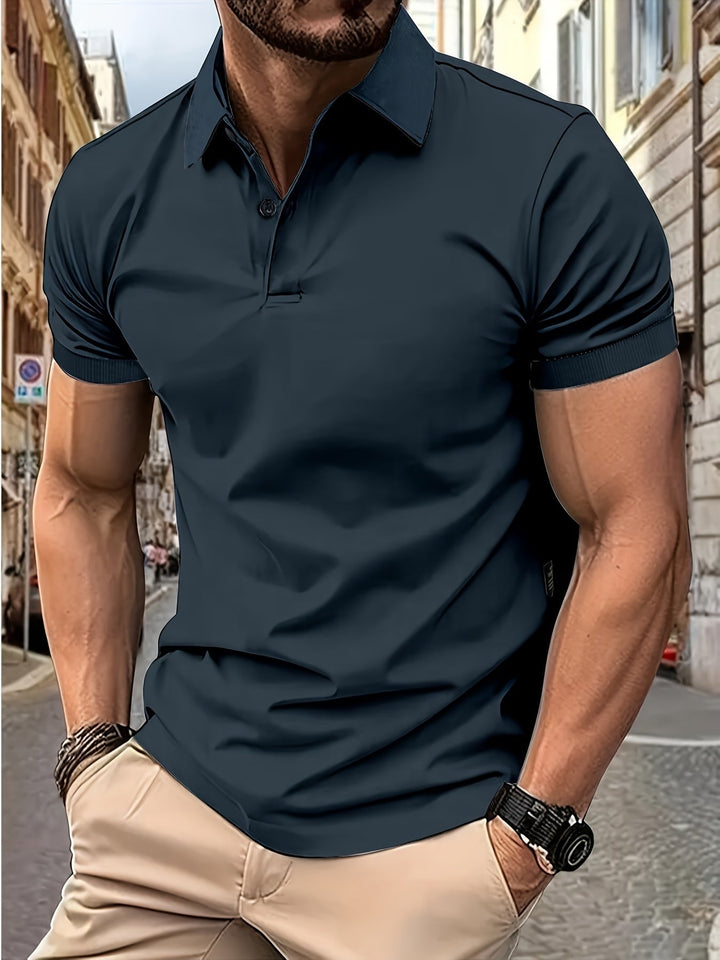 Klassisches Herren Kurzarm-Poloshirt mit Kragen - Zeitlos und Vielseitig