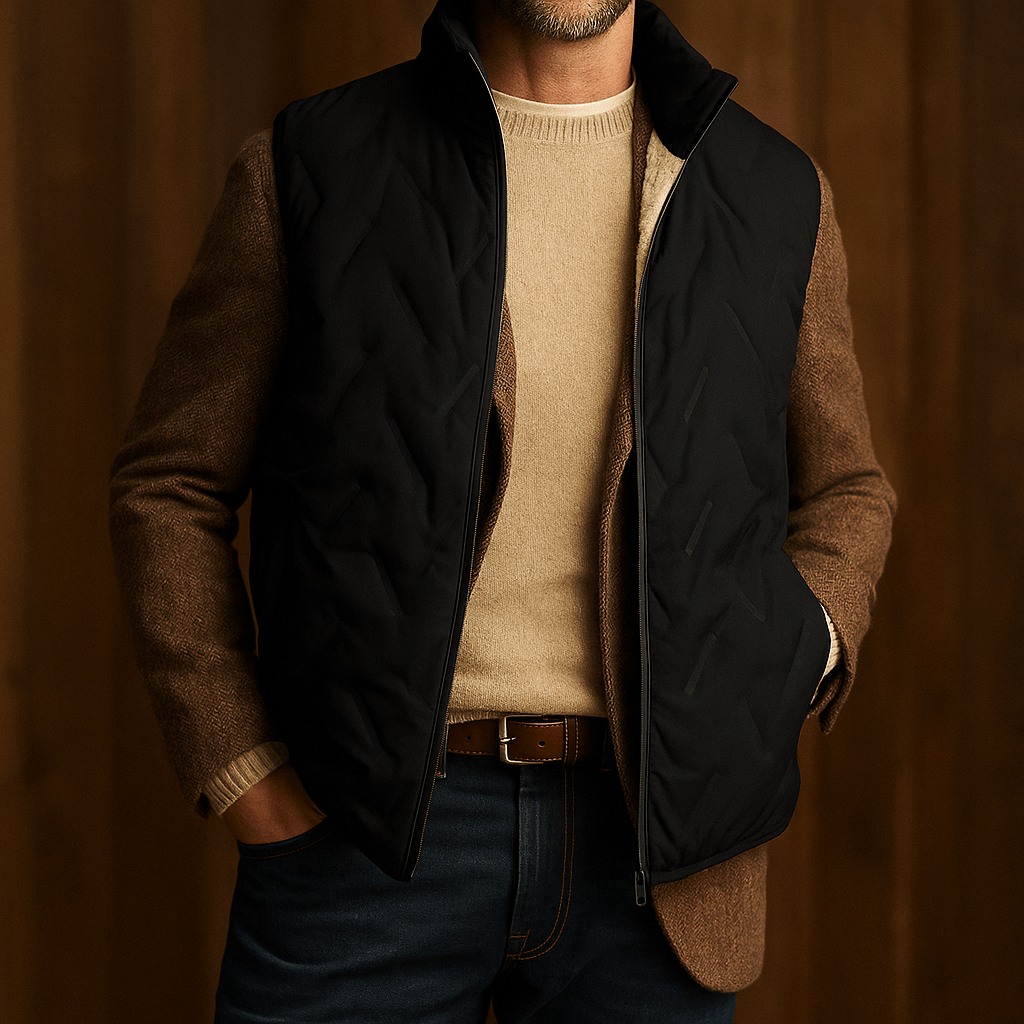 Herren Sherpa-Weste mit Plüschfutter - Leicht und Wasserabweisend