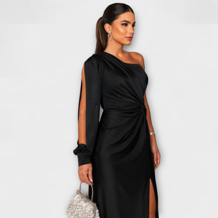 Elegantes Damen Kleid mit Rundhalsausschnitt - Zeitlos und Vielseitig