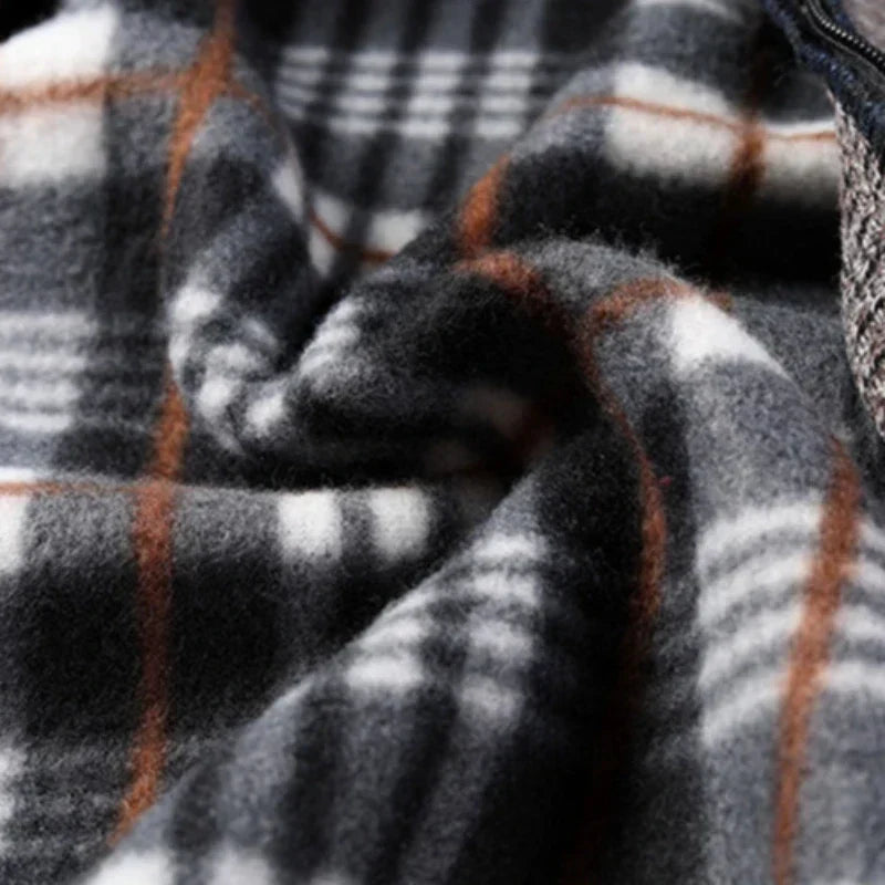 Klassische Strickjacke mit Reißverschluss Herren