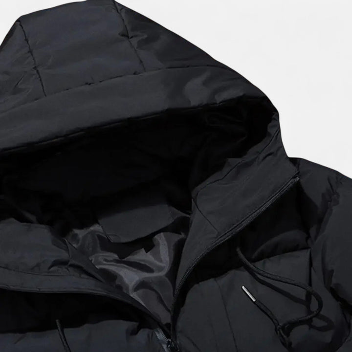 Warme Gesteppte Herren Daunenjacke mit Kapuze für den Winter