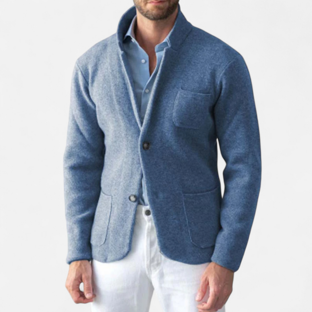 Retro Heren Woll Stehkragen Jacke