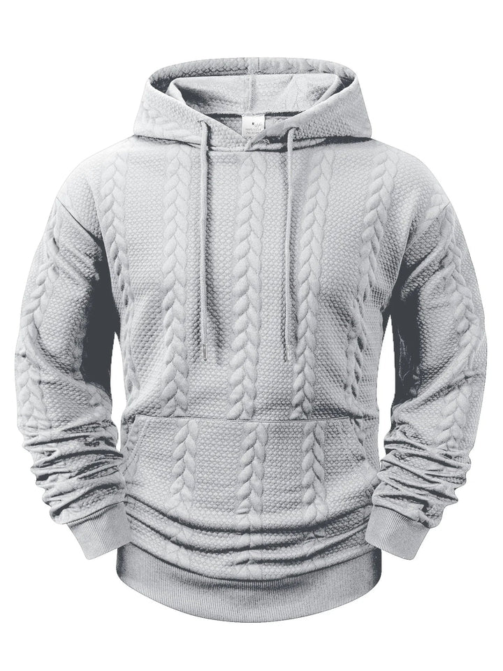 Gestrickter Herren Pullover mit Kapuze - Weiche Textur und Komfort für den Alltag