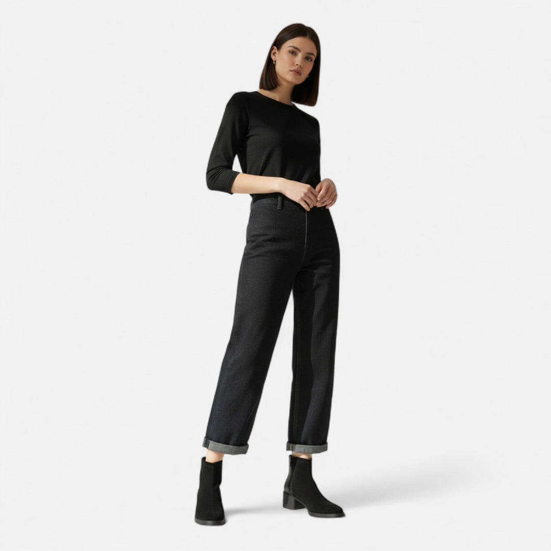 Wildleder Stiefeletten mit quadratischer Zehenpartie und mittelhohem Absatz für Damen