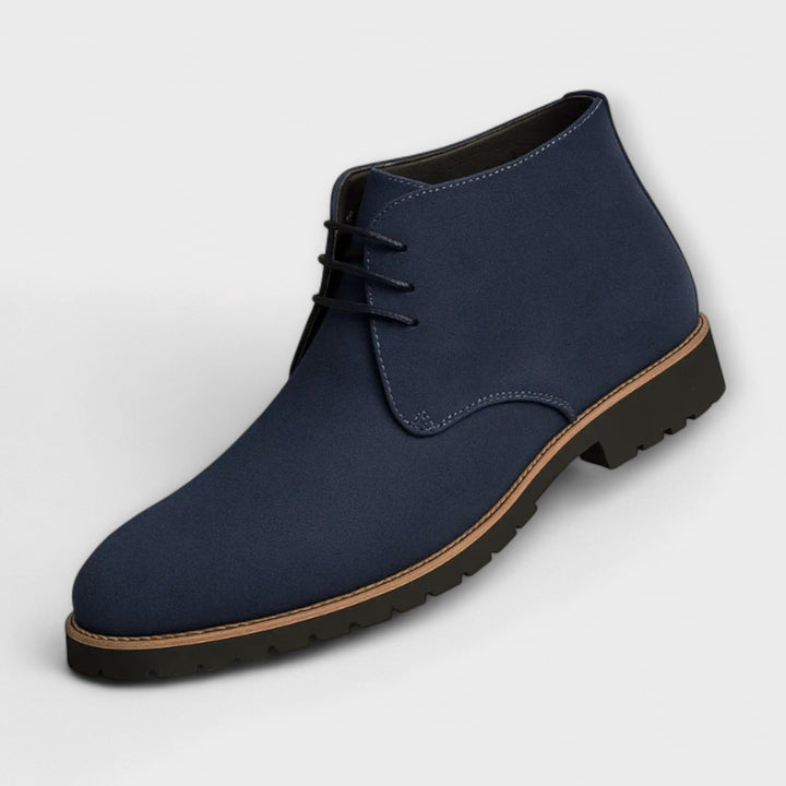 Klassische Herren Chukka Boots - Knöchelhohe Schnürstiefel mit rutschfester Sohle