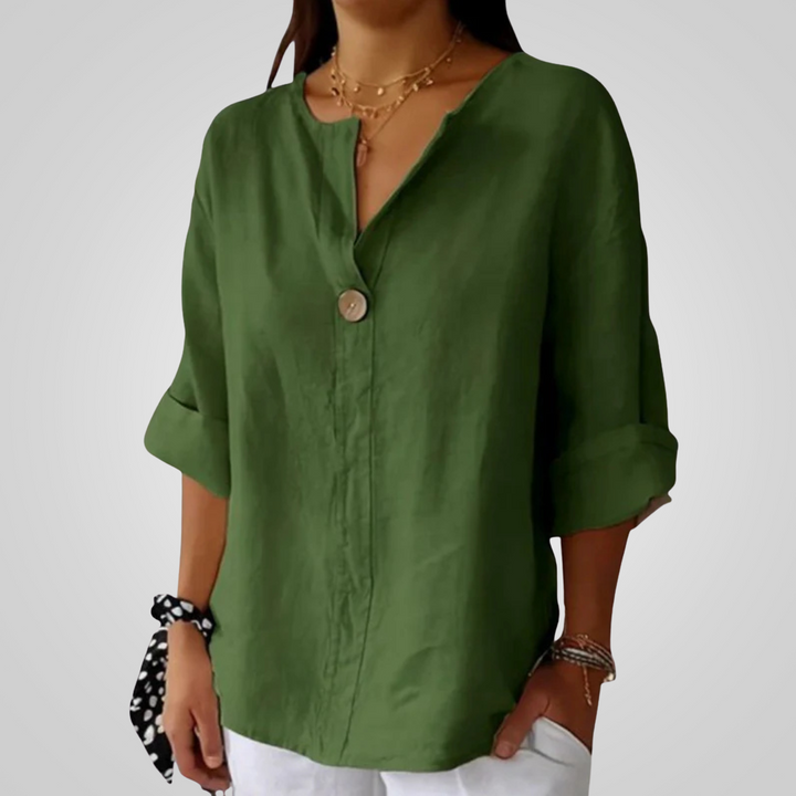 Leichtes Damen Leinenhemd - Atmungsaktiv und Luftig für Sommer