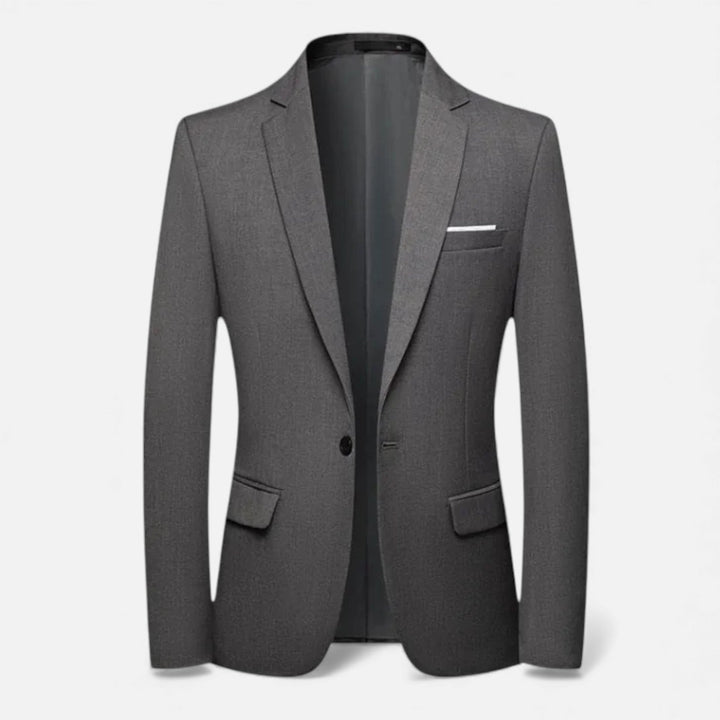 Eleganter Einreihiger Herren Blazer für Business und Feierlichkeiten