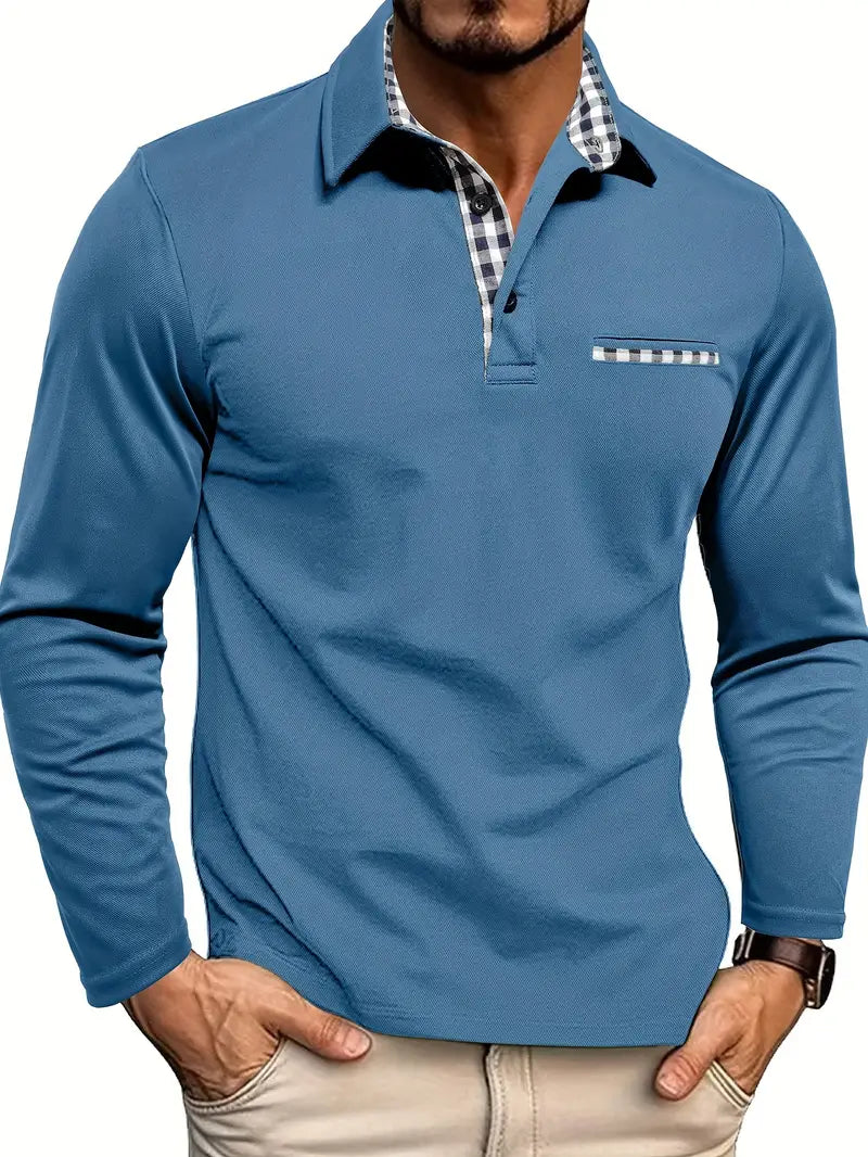 Langarm Poloshirt Herren – Klassisch Elegant