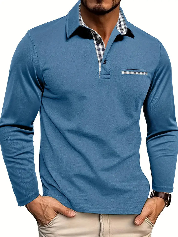 Langarm Poloshirt Herren – Klassisch Elegant