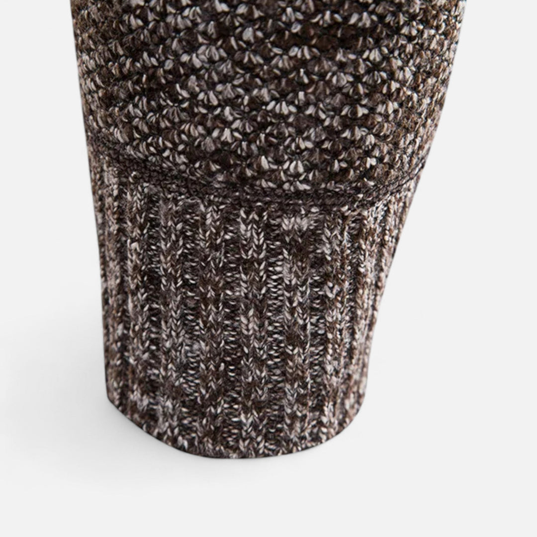 Dicker Gestrickter Rollkragenpullover für Herren