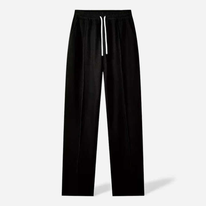 Zweiteiliges Waffel-Strick Herren Freizeitoutfit