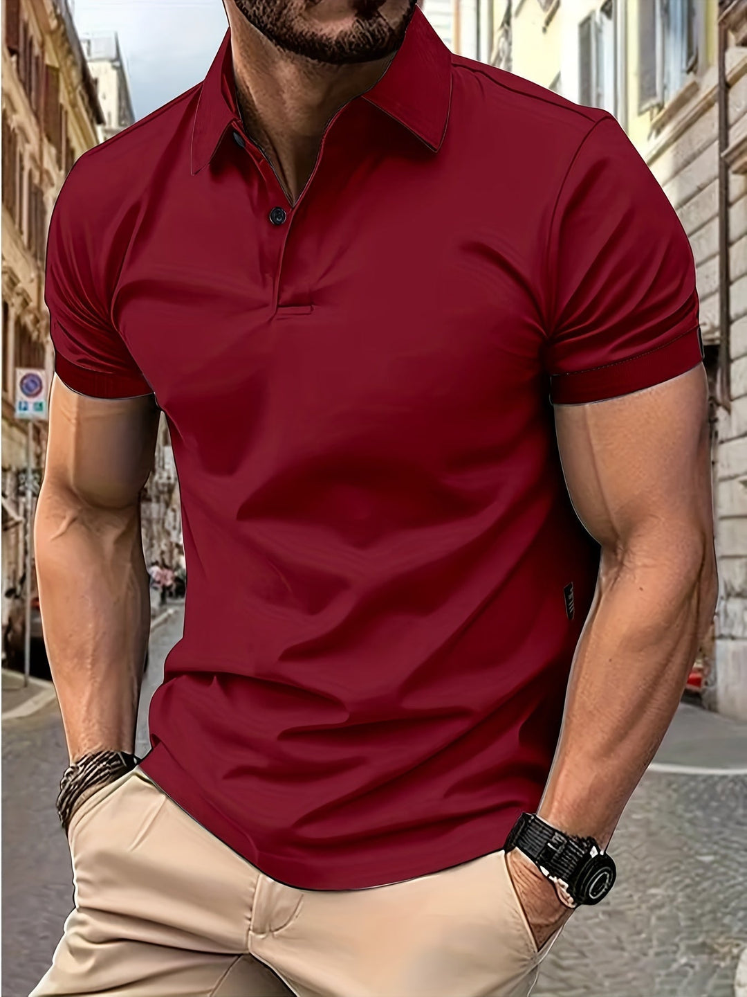 Klassisches Herren Kurzarm-Poloshirt mit Kragen - Zeitlos und Vielseitig
