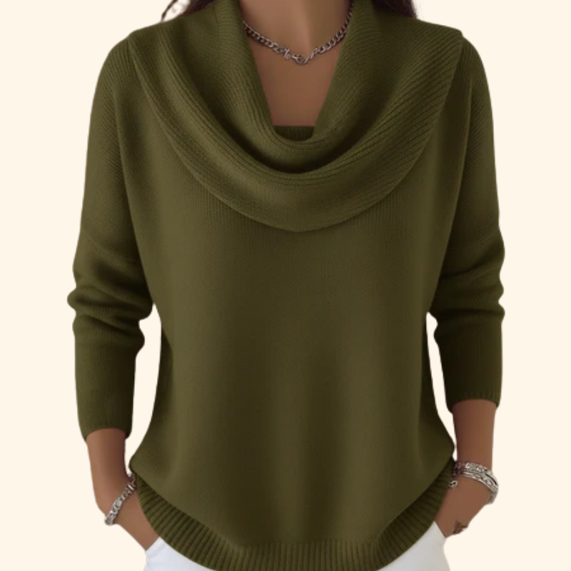 Eleganter Pullover mit Rollkragen für Damen