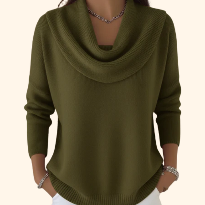 Eleganter Pullover mit Rollkragen für Damen