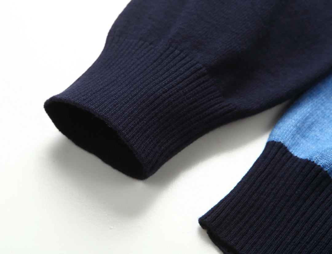 Herren Argyle-Strickpullover - Klassisches Rautenmuster mit leichtem Strick