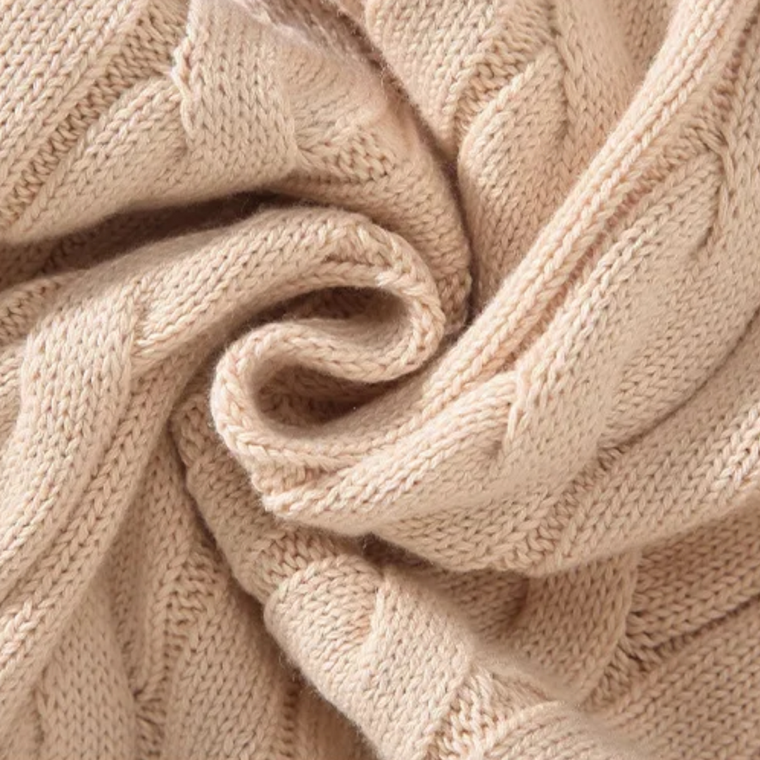 Dicker Rollkragen Pullover mit Reißverschluss für Herren