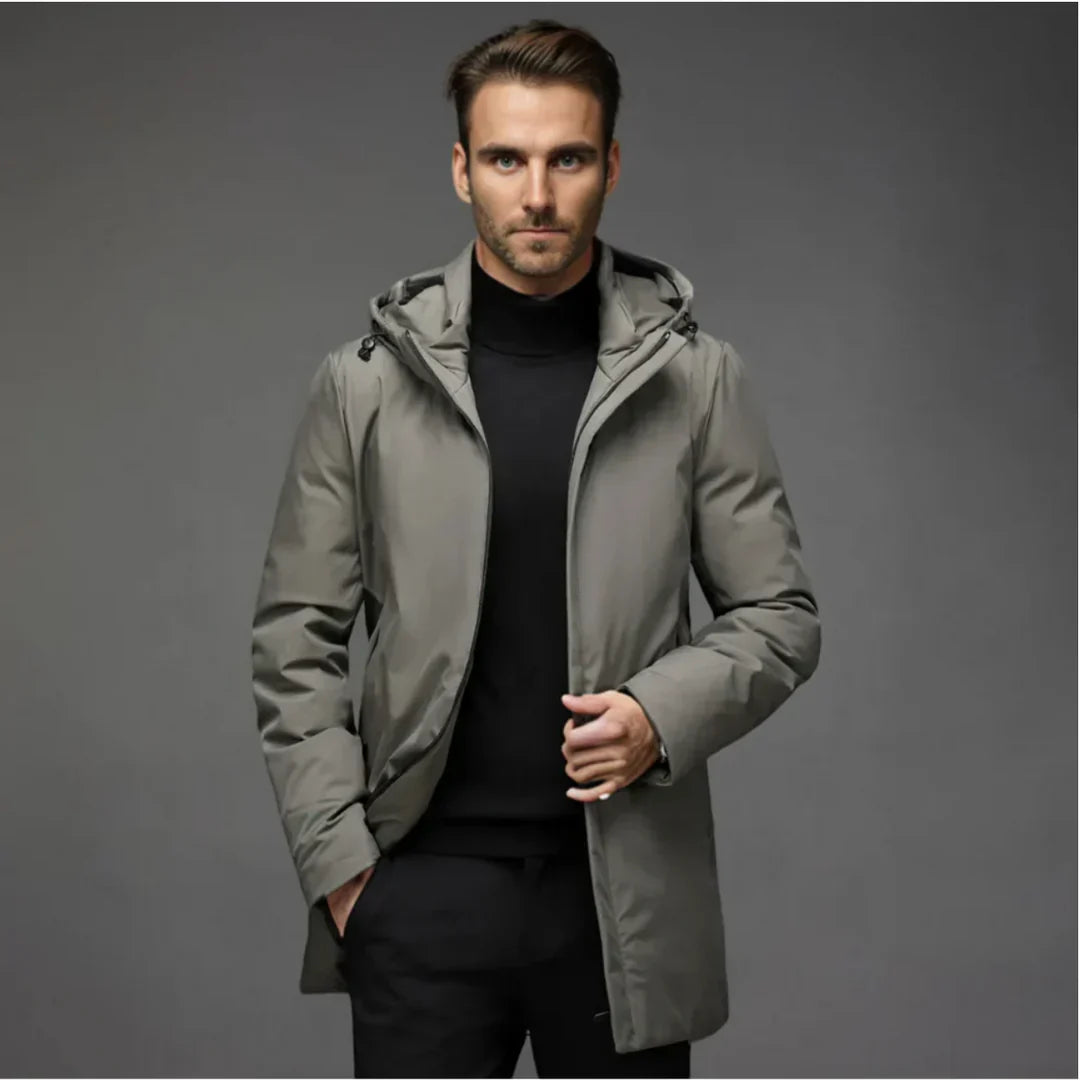 Premium Herren Wintermantel - Slim Fit Design für Business und Freizeit