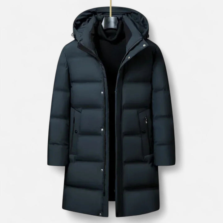 Premium Herren Winter Daunen Parka mit Kapuze