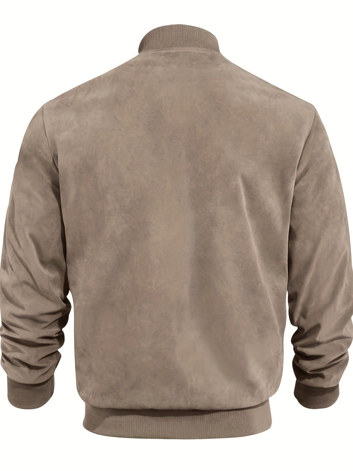 Vintage Wildleder-Optik Herren Jacke