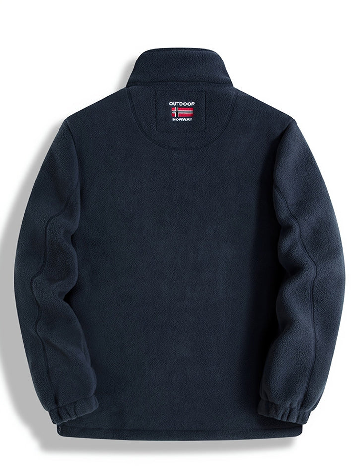 Warme Outdoor Herren Jacke mit Reißverschluss