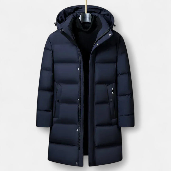 Premium Herren Winter Daunen Parka mit Kapuze