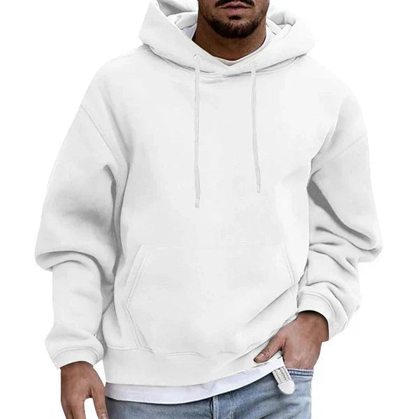 Komfortabler Herren Kapuzenpullover mit Tasche