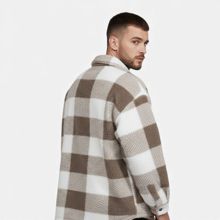 Luxuriöse Samtweiche Herren Pelzjacke