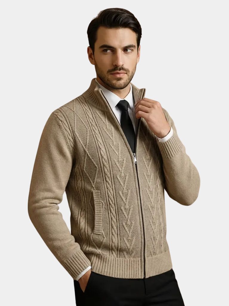 Klassischer Herren Strickpullover mit elegantem Schnitt - Zeitloses Design