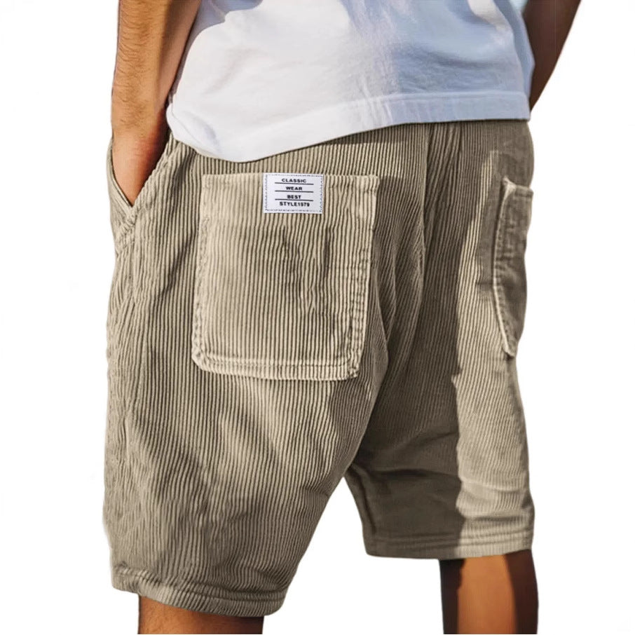 Elegante Herren Samt-Shorts