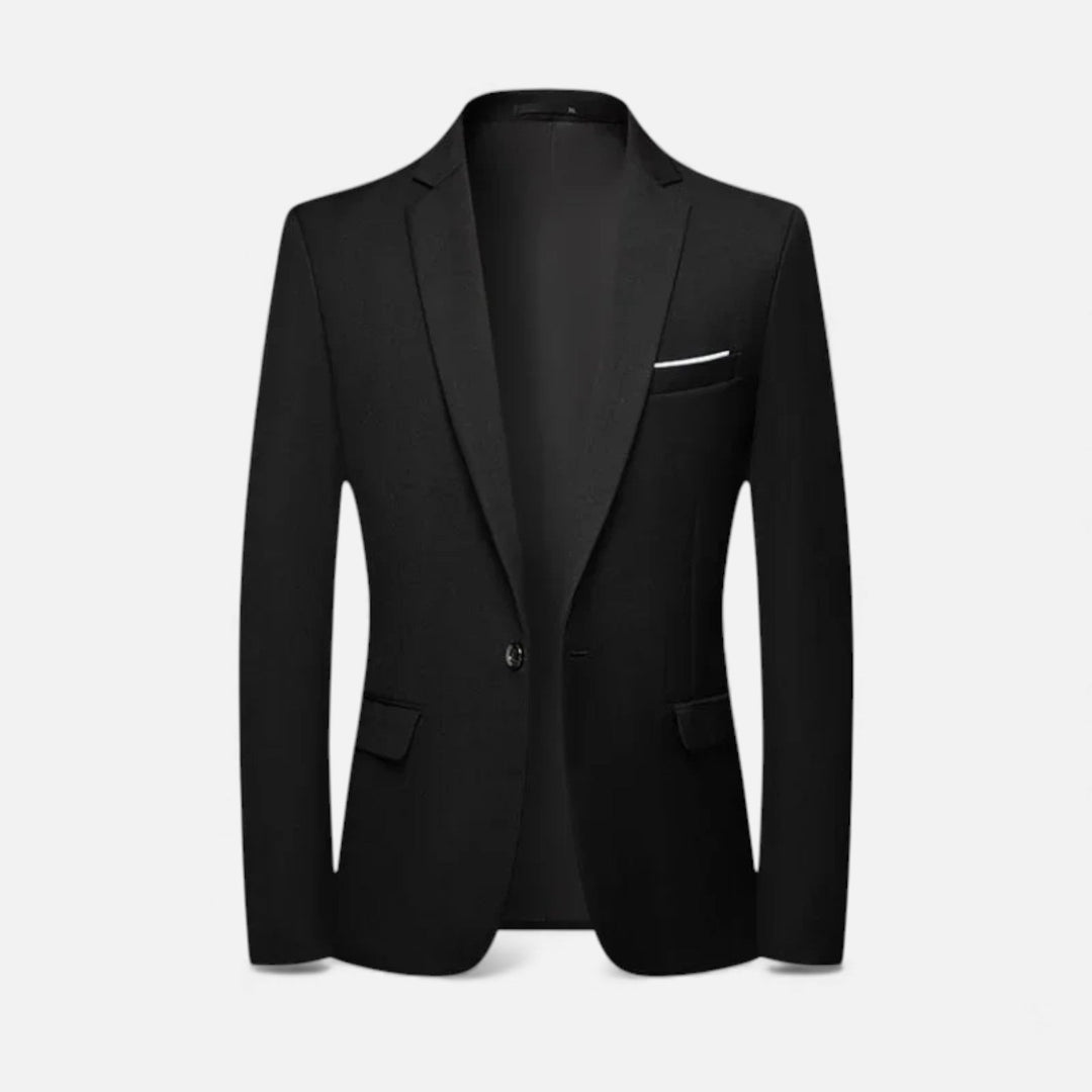 Eleganter Einreihiger Herren Blazer für Business und Feierlichkeiten